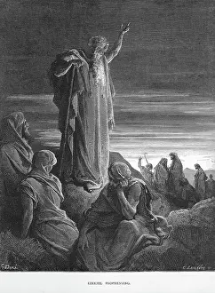 Ezekiel: Ezekiel prophesying