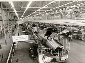 Sabres: F-100 Super Sabres on the final assembly line