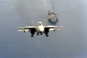 Tomcat: F-14 Tomcat fighter just after take-off ?