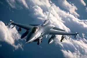 Wal003: F-16 Falcon Fighter Jet