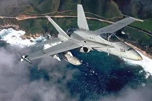 Wal003: F-18 Hornet Fighter Jet