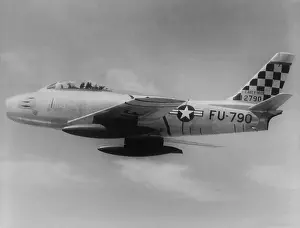 In Flight: F-86 Sabre Jet was the first U.S. jet fighter to