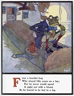 Limerick: F was a fanciful frog