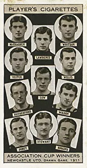 Finalists: FA Cup finalists - Newcastle United, 1911, drawn game