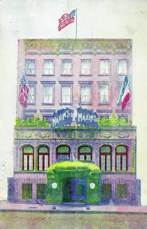 Fa Ade: The faade of Maxim's restaurant in New York