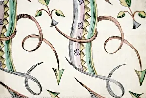 Anny: Fabric pattern Arabeske
