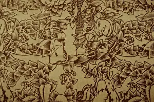 Dagobert: Fabric pattern Hesperidenfrucht
