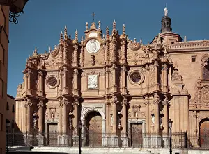 Encarnacion: Facade, Cathedral, Guadix, Andalusia, Spain