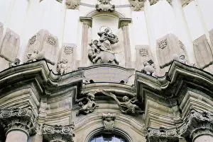 Curch: Facade of the curch of the monastery Krzesz?w