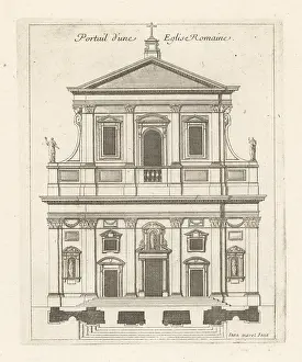 Chez Mariette: Facade of a Roman church