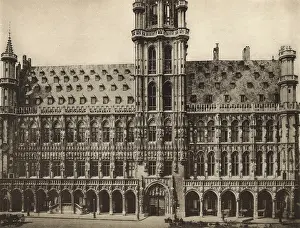 Tracery: Facade of the Town Hall, Brussels, Belgium