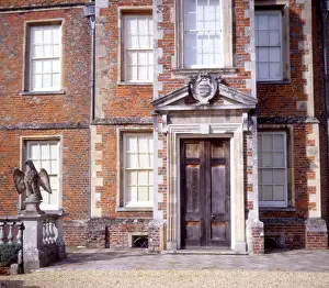 Stately: The facade of The Vyne, Hampshire