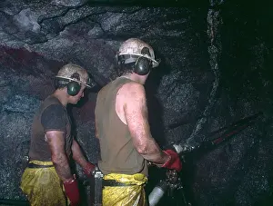 Protectors: Face workers in a tin mine, Cornwall