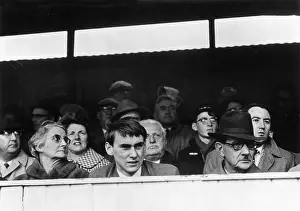 1962roger: Faces in the crowd at a rugby match, Richmond