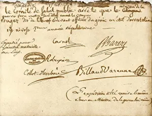 Carnot: Facsimile of the Order of