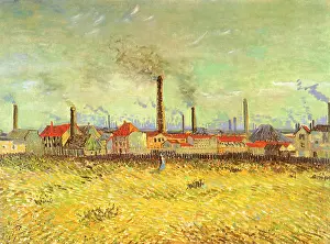 Clichy: Factories, by Van Gogh