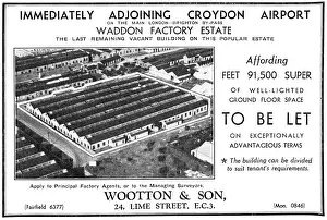 Wooton: Factory Adjoining Croydon Airport -