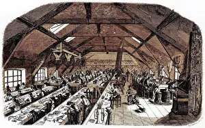 The factory of Adolphe Sax, 1848