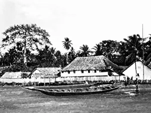Canoe: Factory in Cameroon, 1868