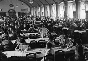 Canteen: Factory canteen in Berlin, 1935