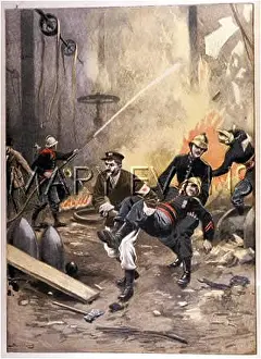 Firefigher: FACTORY FIRE/PARIS/1899