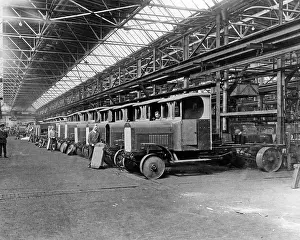 Krupp: Factory hall of the Krupp works, 1923