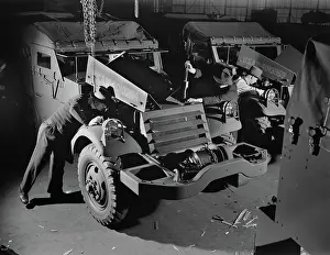 Half Track: Factory - military - WWII - vehicles