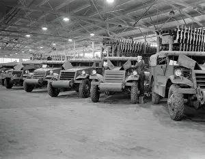 Half Track: Factory - military - WWII - vehicles