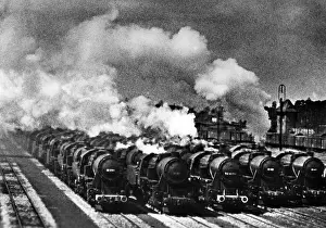 Fact: Factory producing locomotives, 1943