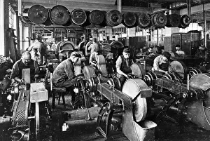 Prevention: Factory workers in Germany, 1919
