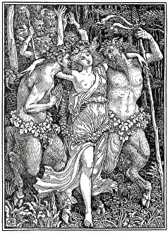 Satyrs: The Faerie Queene by Walter Crane