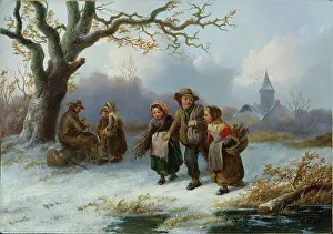 Bundles: Faggot Gatherers in a Winter Landscape