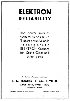 F.a.hughes: F.A.Hughes Elektron Castings 1933