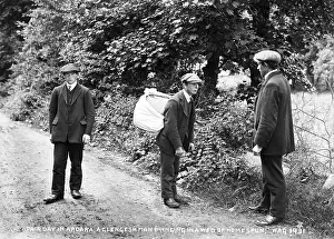 Bringing: Fair Day in Ardara, a Glengesh Man Bringing in a Web of Home