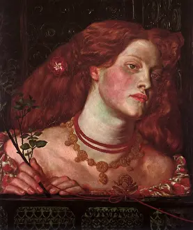 Blushing: Fair Rosamund, by D G Rossetti