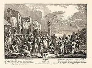 Charlatan: The fair at Venice, 18th century