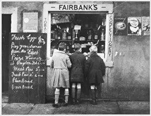 Scones: FAIRBANK'S GROCERS/1936