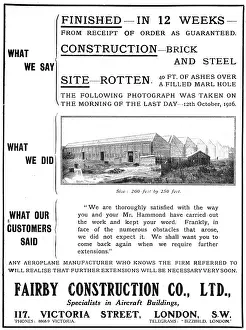 Fairby: Fairby Construction Co - Aircraft Hangars