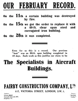 Fairby: Fairby Construction - Aircraft Hangars