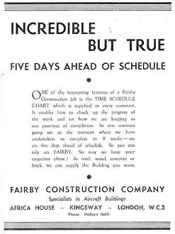 Fairby: Fairby Construction Co Ltd : Aircraft Hangars