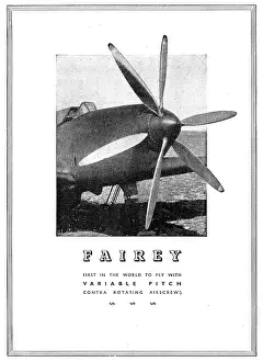 Airscrews: Fairey Variable Pitch Contra Rotating Airscrews