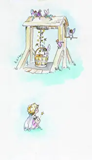 Fairies around a well