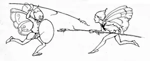 Lances: Fairies fighting with lances