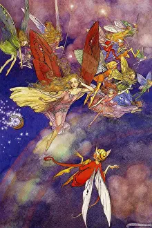 Fairies in flig ht by Helen Jacobs