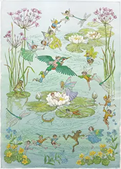 Waterlilies: Fairies and waterlilies (wrap)