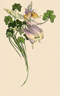 Shamrocks: Fairy on Clover