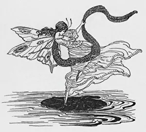 Fyleman: Fairy dancing on a lily leaf