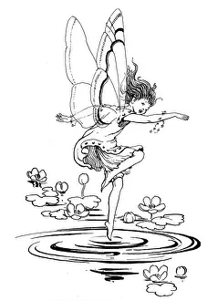Fairy dancing on water