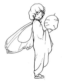 Sprites: Fairy with honesty fan