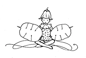 Sprite: Fairy with two honesty fans